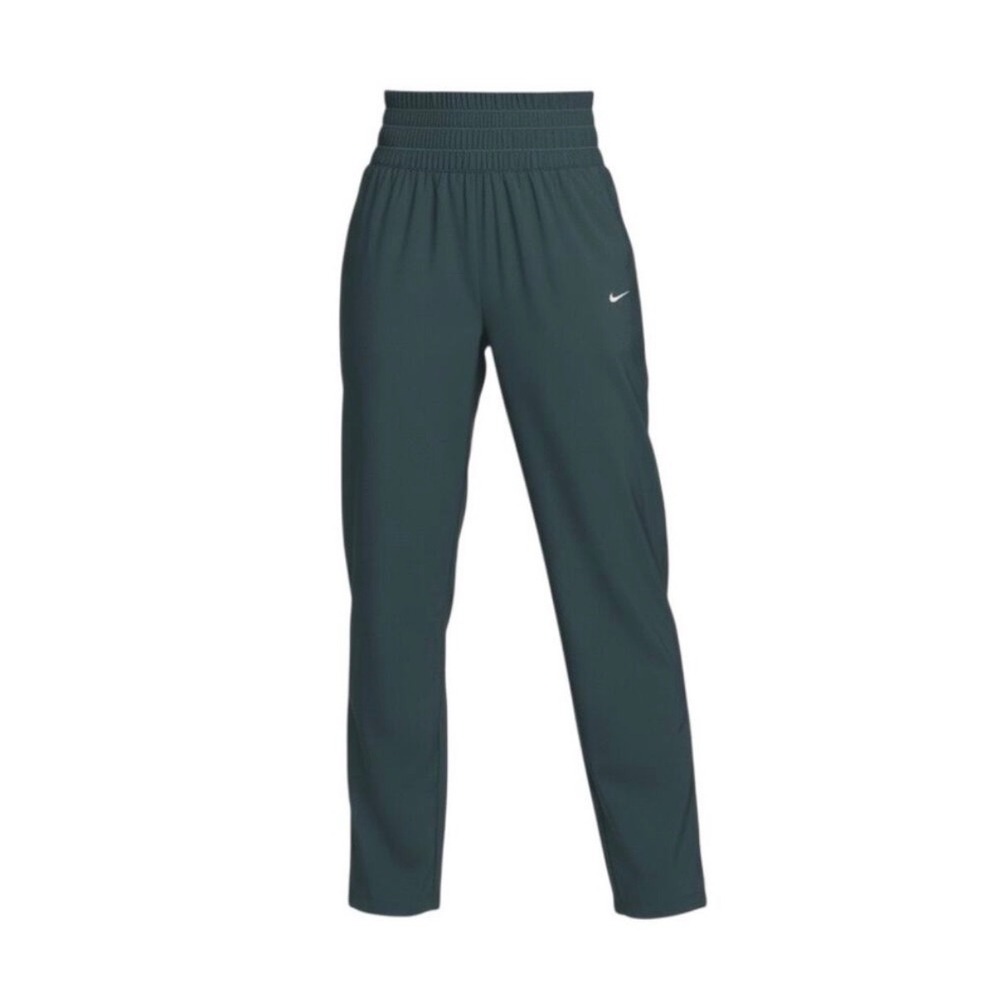 Nike Pants Womens XL Teal Green Dri-FIT High Waisted Smocked Track Athleisure